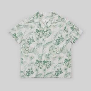 NEW MILES BABY boys short sleeve shirt in palm fronds